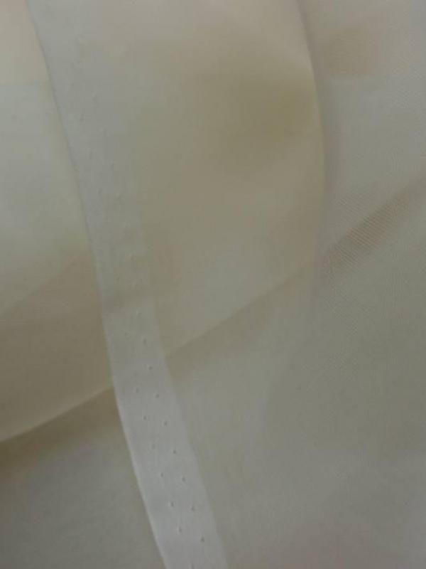 Coupon d organza de soie jaune pale 4 30m
