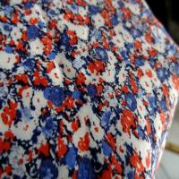 Coupon de 1 m de coton viscose blanc imprime7