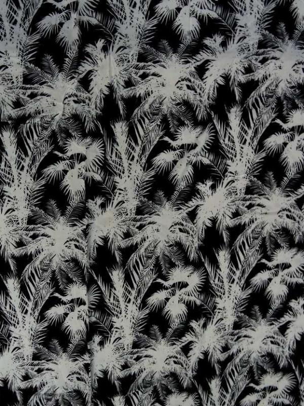 Coupon de 1 30m de coton viscose palmier