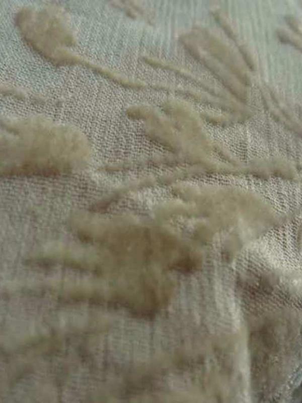 Coupon de 1 40 m de mousseline crepon velours