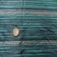 Coupon de 2m de polyamide lycra raye ton bleu4