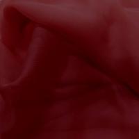 Coupon de 5m de mousseline de soie crepon ton rouge