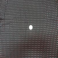 Coupon de beau satin noir imprime 1 50m4