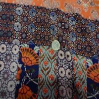 Coupon de crepe lycra imprime 1 50m7
