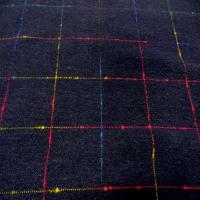 Coupon de lainage lycra leger a carreaux 2m3