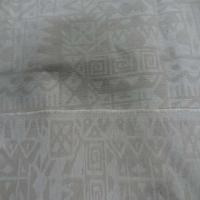 Coupon de lin melange damasse ton naturel1