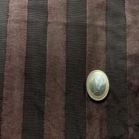 Coupon de lycra marron faconne rayure ton sur ton 2 5m9