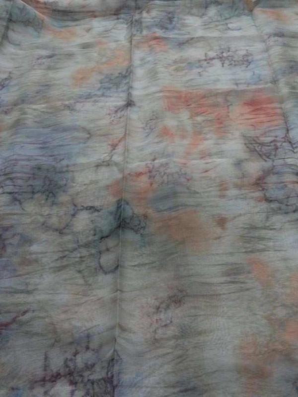 Coupon de mousseline polyester imprime 1 80m6