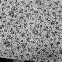 Coupon de resille blanche faconne noire 2 20m sur 1 30m01