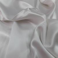 Coupon de satin de soie blanc 0 90m5