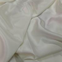 Coupon de satin de soie blanc casse 070m05