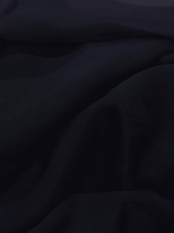 Coupon de tissu mousseline de soiegris fonce8