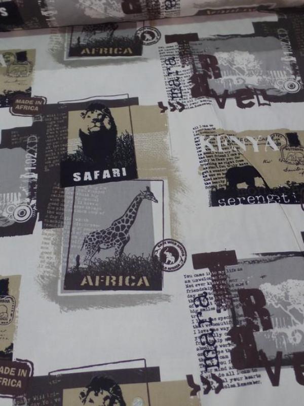 tissu toile coton imprimé africain