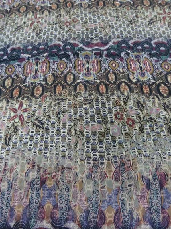 Coupon de viscose imprimee 1 70m
