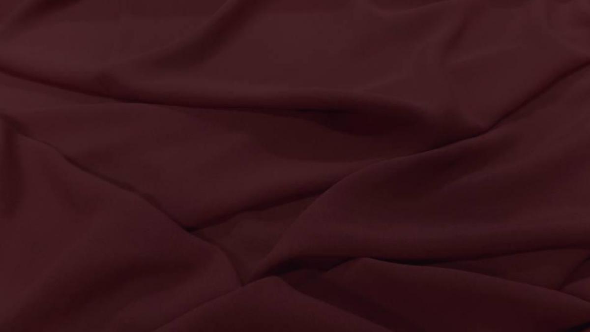 Crepe de soie 100 bordeaux