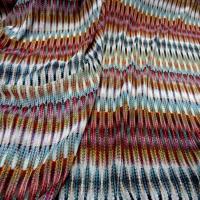 Crêpe Georgette en viscose imprimé plumes
