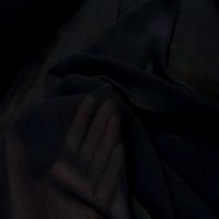 Crepe georgette en viscose noir