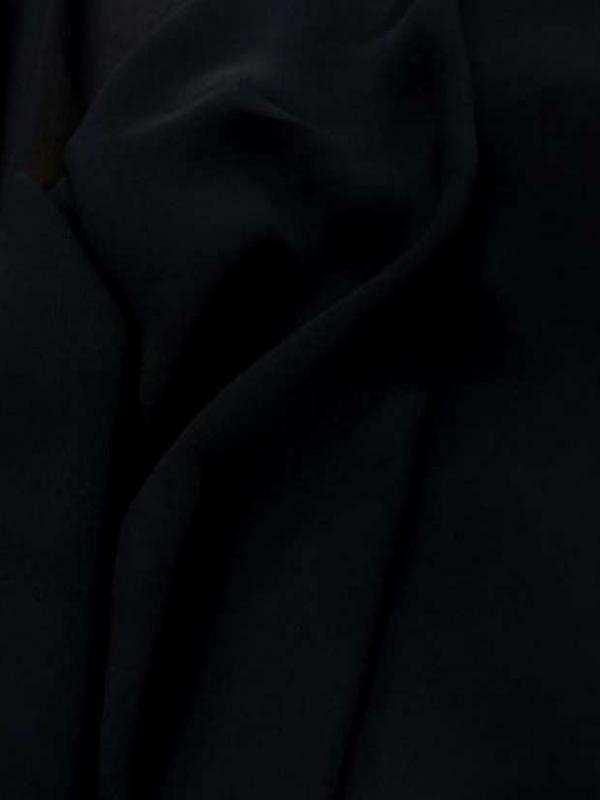 Crepe georgette en viscose noir