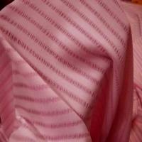 Crepe rose lycra ton rose faconne