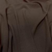 crêpe Georgette en viscose  marron