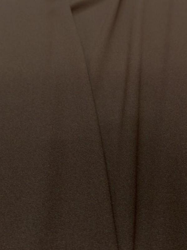 Crepe viscose marron