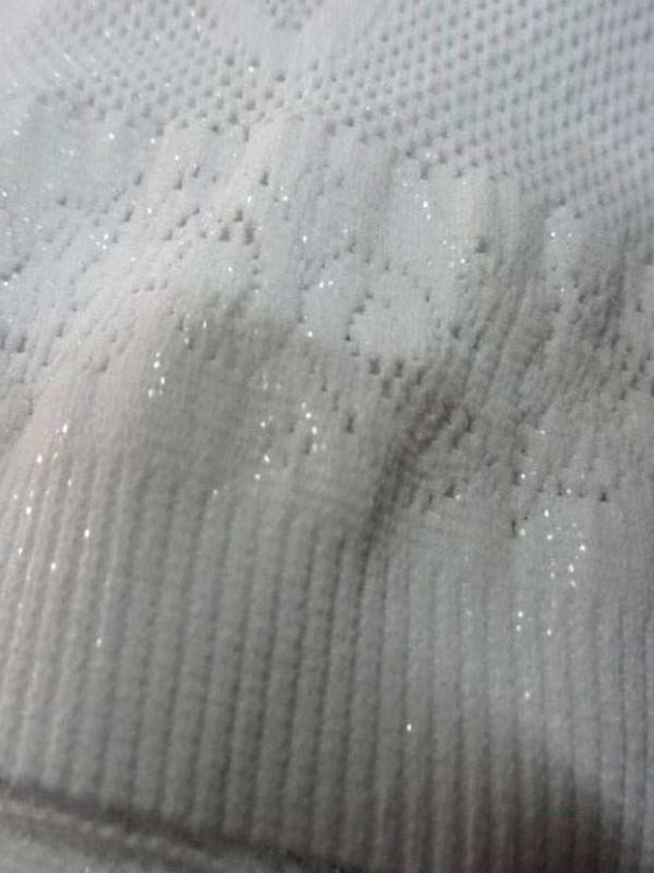 Dentelle lycra blanche