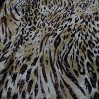 Dentelle lycra imprime leopard