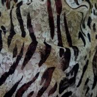 Dentelle lycra imprime leopard2