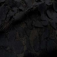Dentelle marron faconne rajout de tissu en coton1