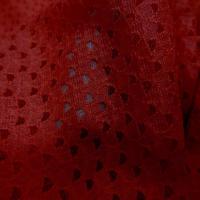 Dentelle resille faconne rouge2