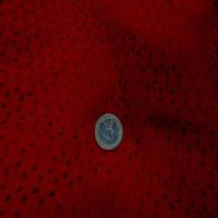 Dentelle resille faconne rouge3