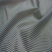 Doublure blanche raye noir