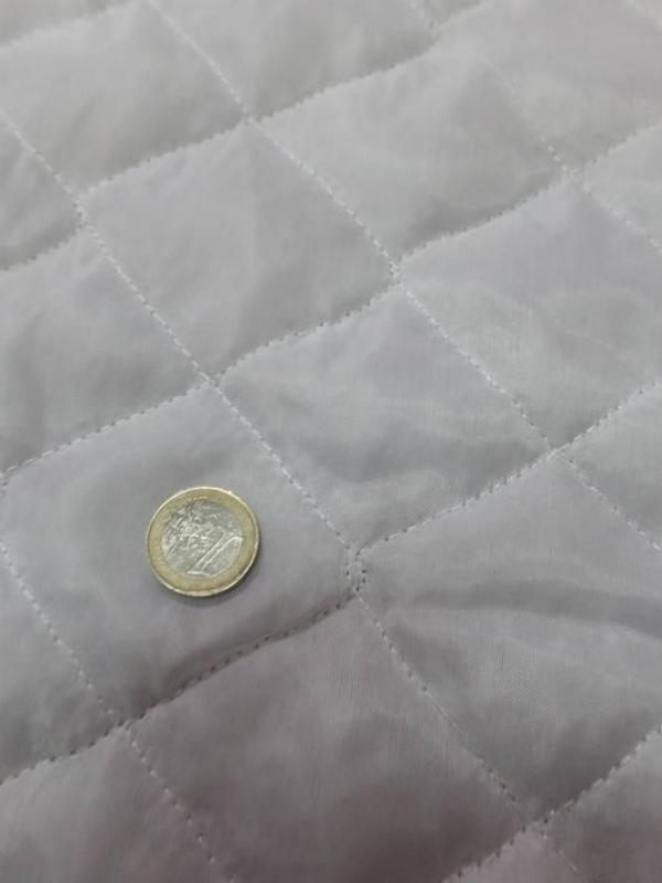 Doublure matelasse blanche