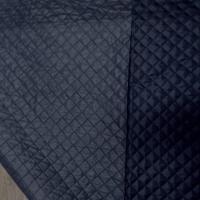 Doublure matelasse bleu marine double