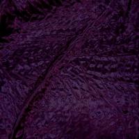 Doublure matelasse en satin ton prune