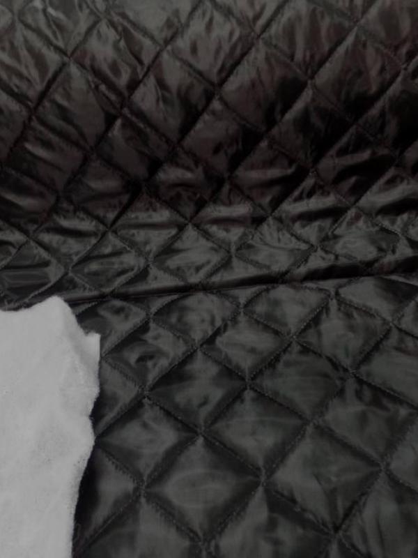 Doublure matelasse noire
