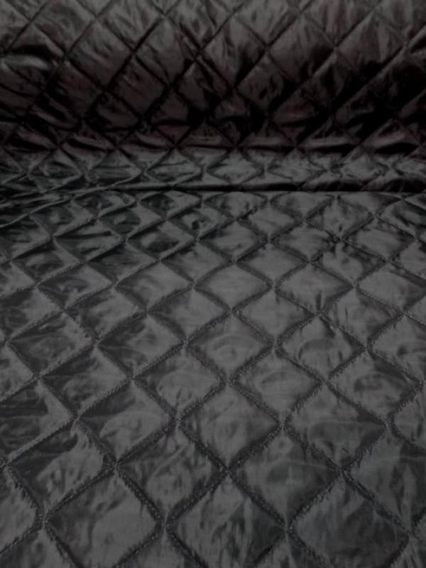 Doublure matelasse noire
