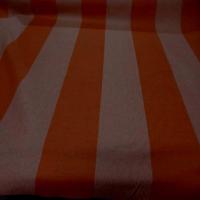 Drap de laine 100 raye orange chine9