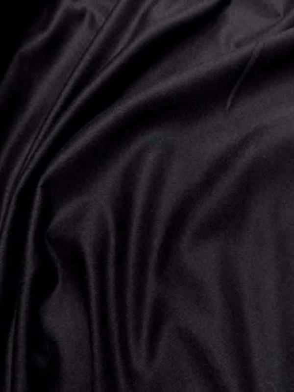 Drap de laine leger noir
