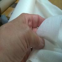 Entoilage de renfort thermocollant blanc 3