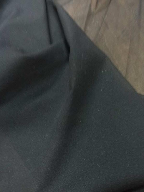 Entoilage de renfort thermocollant noir en lycra