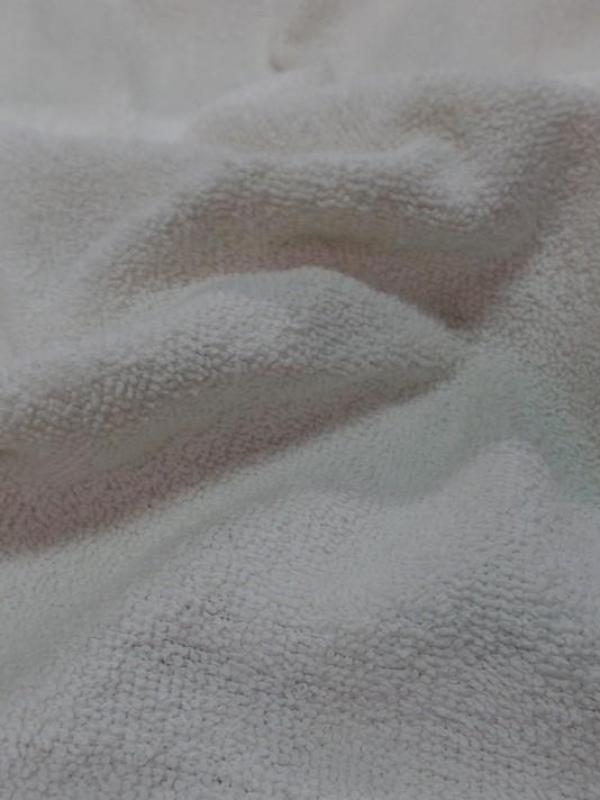 éponge lycra en coton épaisse blanc cassé en 1 30 m de large
