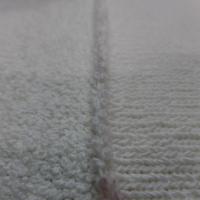 tissu éponge lycra en coton épaisse blanc cassé en 1 30 m de large