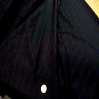 Faconne fin noir en polyamide et soie brode