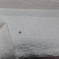 tissu Fausse fourrure blanche montée sur gabardine en coton sur Marseille