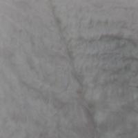 Fausse fourrure blanche montée sur gabardine en coton