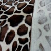 Fausse fourrure girafe26
