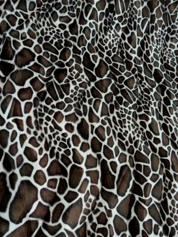 Fausse fourrure girafe