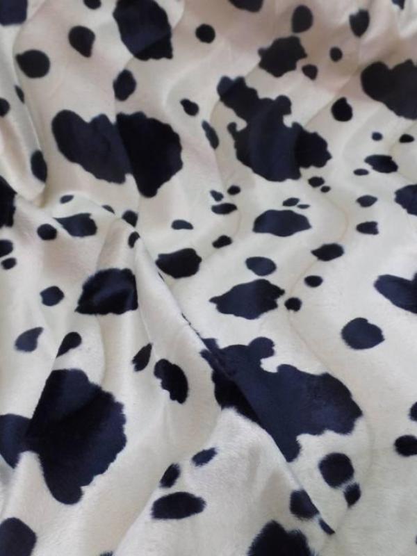 Fausse fourrure imprime vache