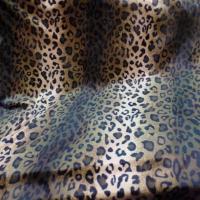 Fausse fourrure leopard marron